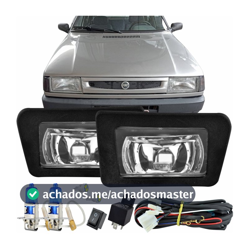Kit Farol Aux Neblina Milha Uno 1984 85 86 87 88 90 a 2004