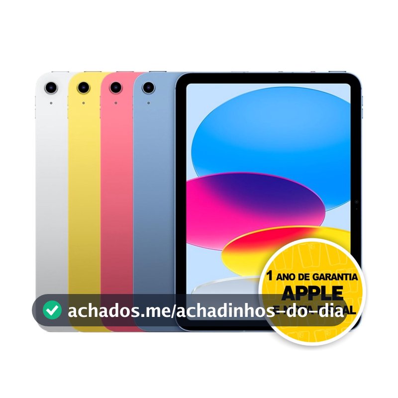 iPad 11 Geração A16  128GB 11" 12MP 12MP 1 ANO DE GARANTIA