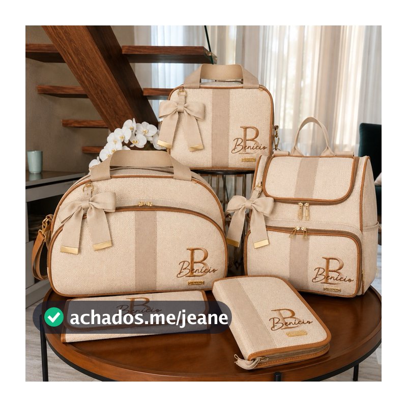 kit Bolsa Maternidade  Personalizada Alto padrão