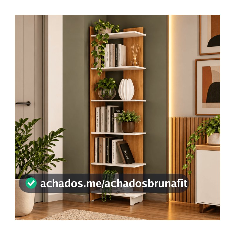 Estante Livreiro Organizador Multiuso Casa e Escritório Eccos
