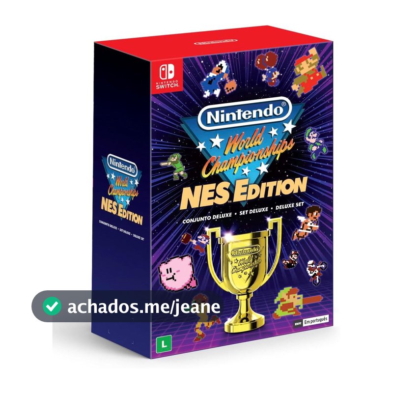 Nintendo World Championships NES Edition Switch BR Midia Fisica