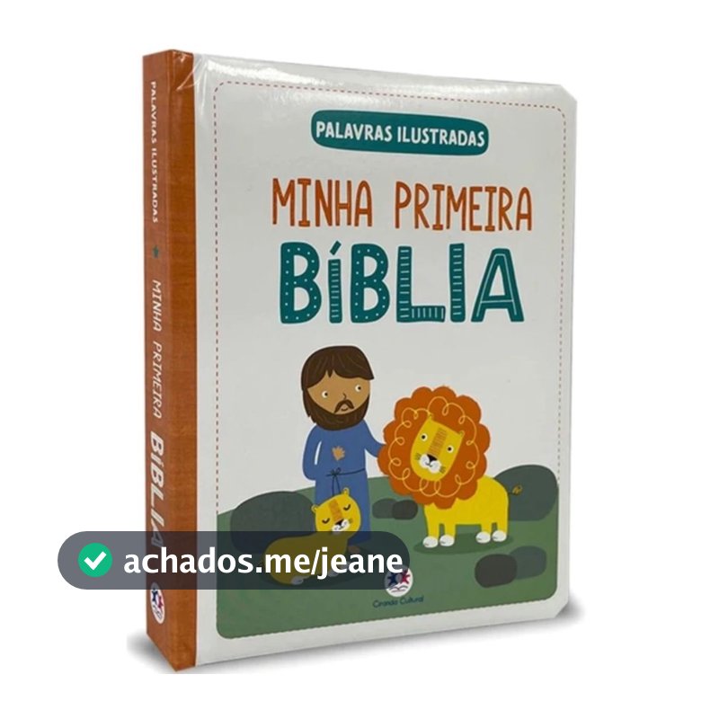 Minha primeira Bíblia de palavras ilustradas | Ciranda Cultural