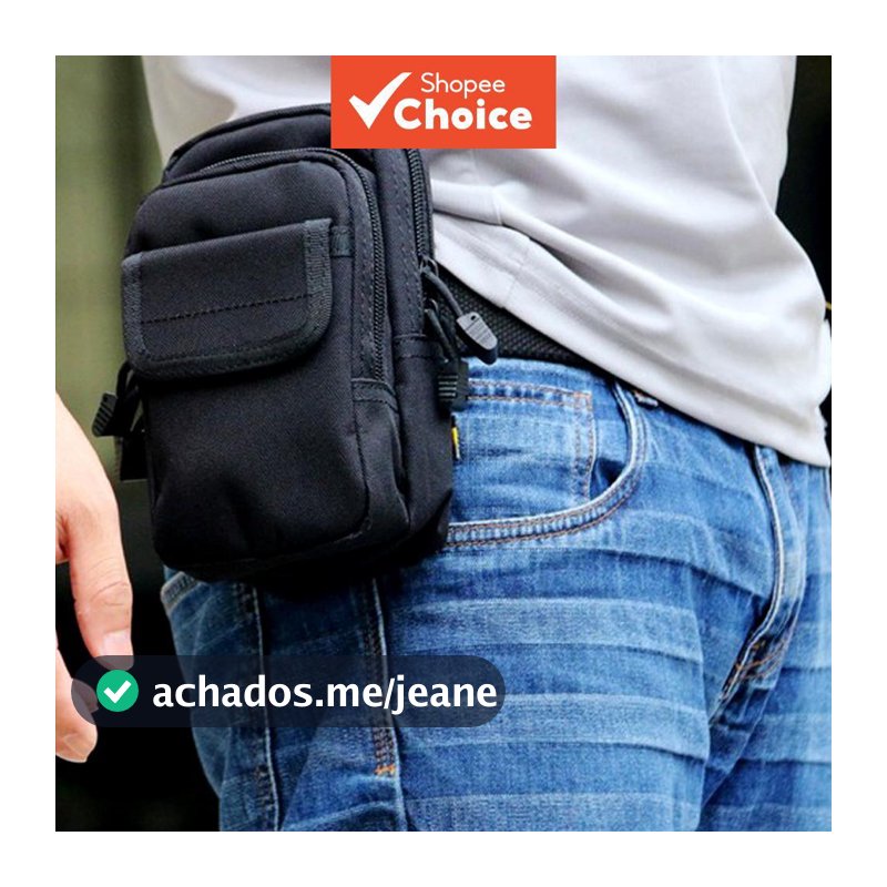 Cinto Multifuncional com Bolsa Tática Repelente de Água e Resistente ao Desgaste para Celular