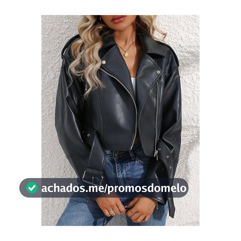 Primavera Outono Feminino Falso Couro Do Plutônio Jaqueta Curta Com Cinto Motocicleta Motociclista Zíper Lapela Casaco S
