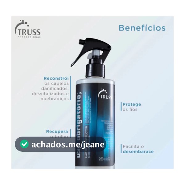 Truss Uso Obrigatório Tratamento Reconstrutor 260ml