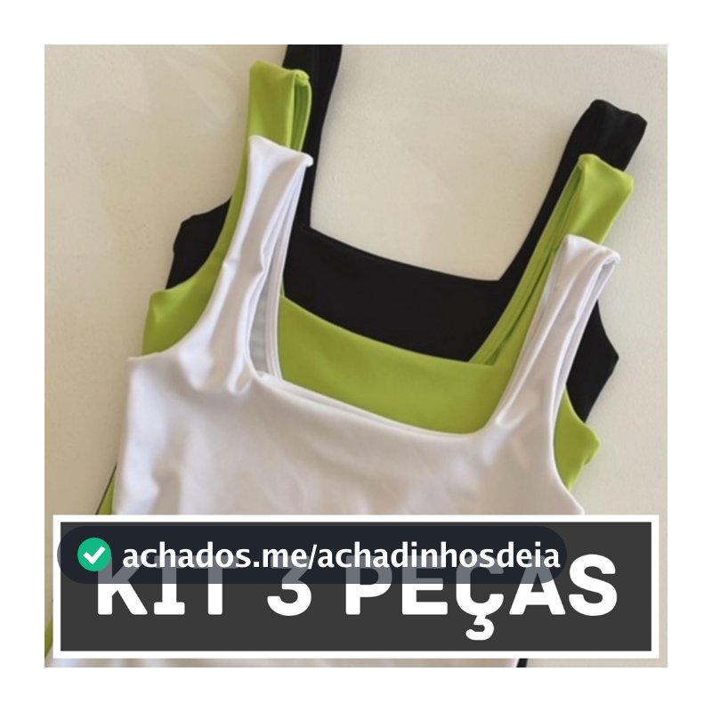 KIT 03 Blusa Feminina Ibiza Regata Blusinha Básica Suplex Tendencia