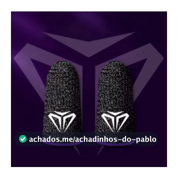 Kit 4 Luvinhas Gamer Profissional Free Fire PUBG Mobile Toque Rápido Conforto