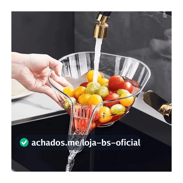 Escorredor Pote Para Lavar Alimentos Praticidade Sua Cozinha（Cor aleatória）