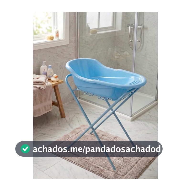 Banheira de Bebê com Suporte Retrátil Compacta para Crianças até 18Kg