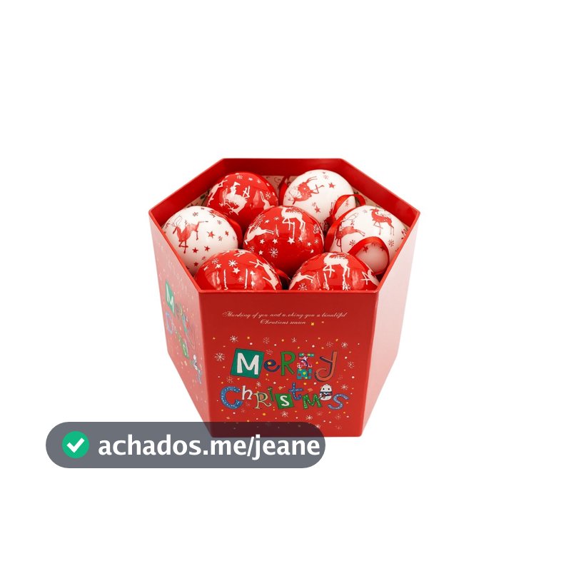 14 Bolas de Natal Premium Enfeite Decoração Árvores de Natal
