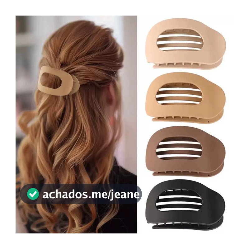 2026 novo estilo de cabelo enrolado, não cabeça, clipe de bico de pato, grampo de cabelo curvo, acessórios de cabelo fem