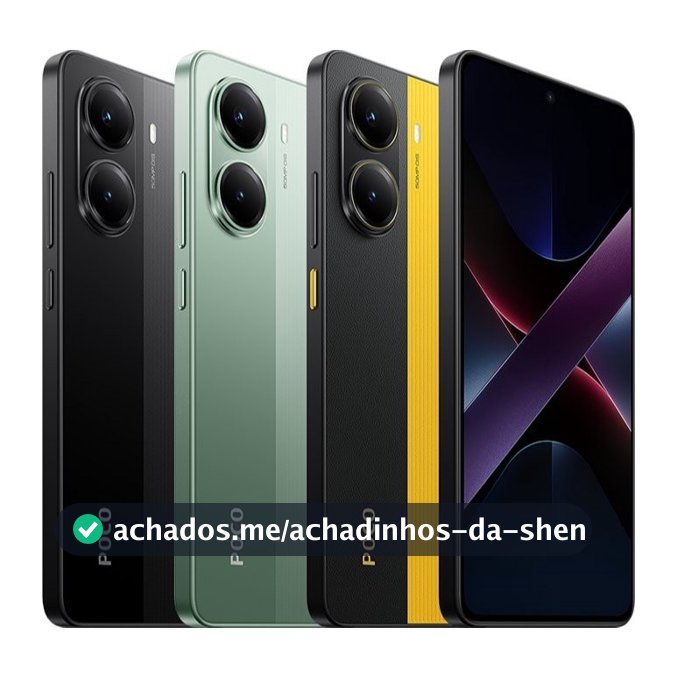 Xiaomi Poco X7 Pro 512GB / 256GB +12 Ram 5G Versão Global NFC Original Lacrado e Envio Imediato ADS