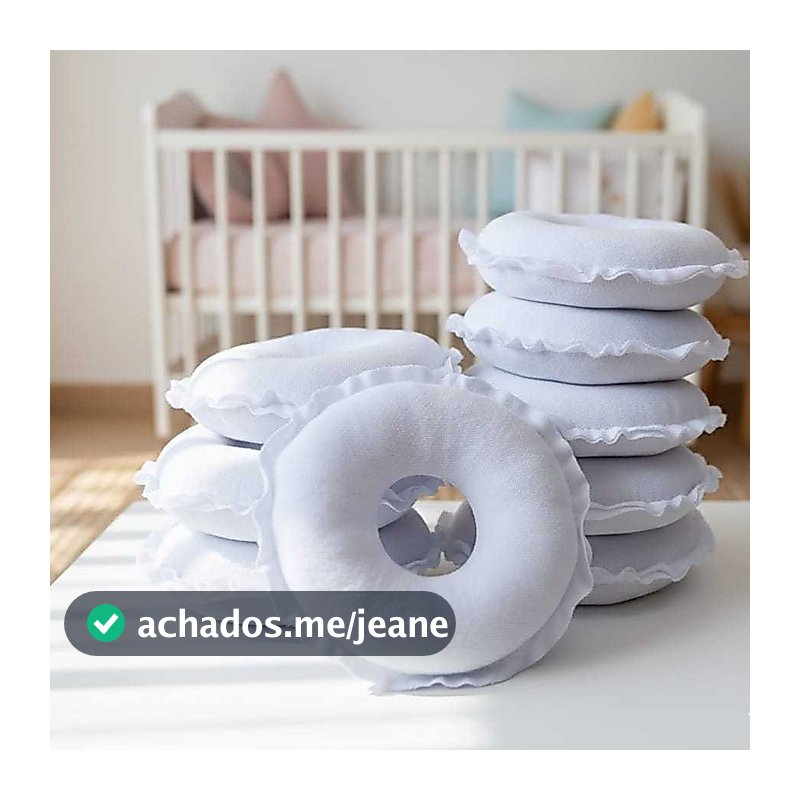 Kit Rosquinhas de Amamentação  Lavável  Protetor de Seio Reutilizável 100% Algodão