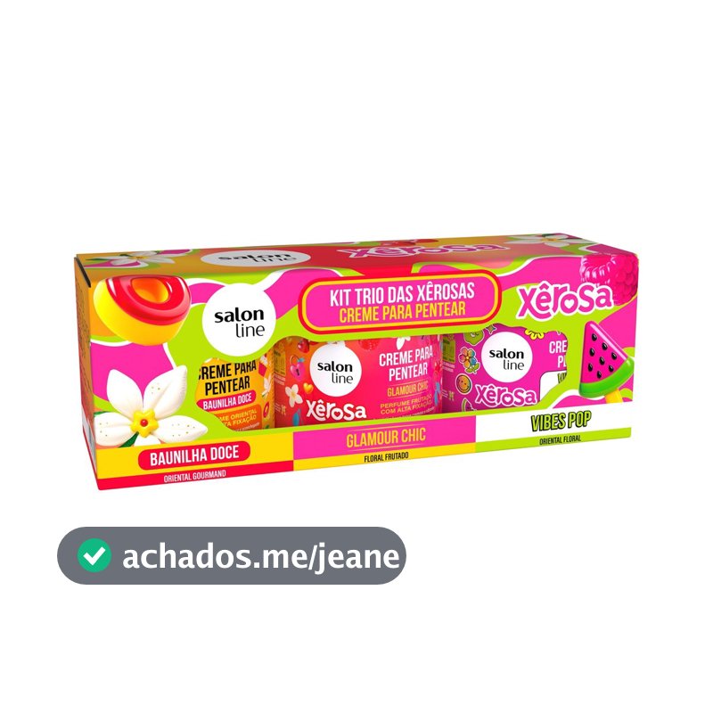 Kit Xêrosa com 3 Cremes para Pentear 180g