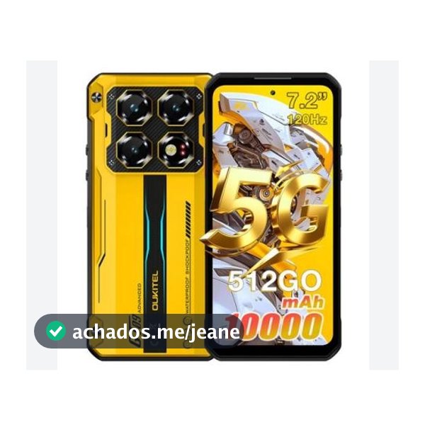 OUKITEL WP60 512/36 5G 10000mAh 108MP 7,2" SMARTPHONE ROBUSTO  NFC Pronto entregar