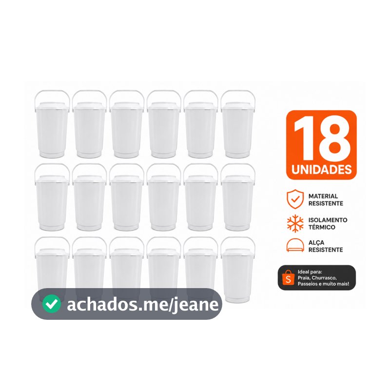 KIT COM 18 COOLERS DE 8 latas SEM PERSONALIZAÇÃO