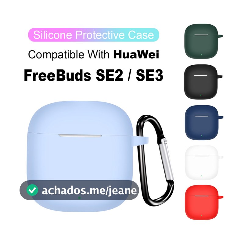 Capa De Silicone Macio Para HuaWei FreeBuds SE 2 3 Fones De Ouvido Protetora