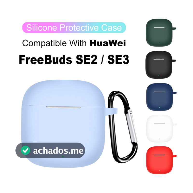 Capa De Silicone Macio Para HuaWei FreeBuds SE 2 3 Fones De Ouvido Protetora