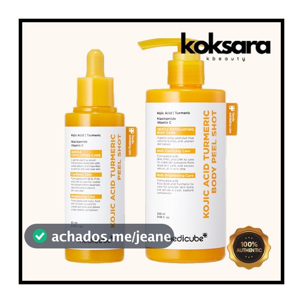 Medicube Kojic Acid Turmeric Peel Shot 80ml, Body Peel Shot 280ml