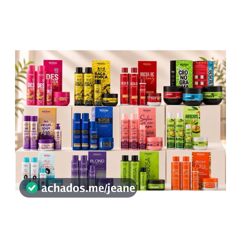 Kit tratamento capilar 4 peças Rhenuks para todos os tipos de cabelos- Escolha o seu