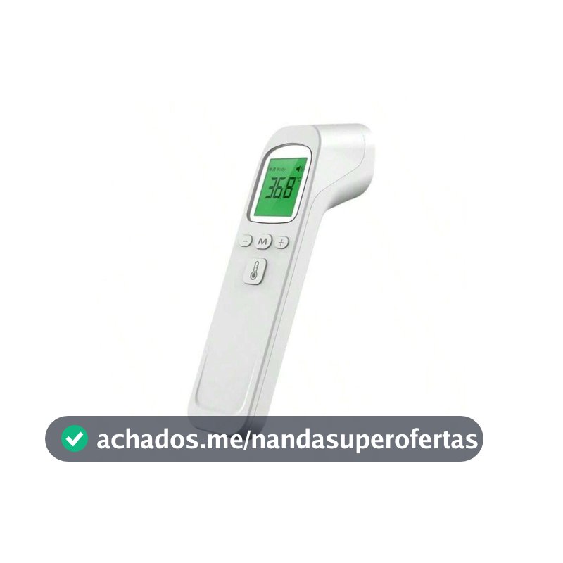 Termômetro Digital de Raios Infravermelhos Testa Medição Temperatura Bebês Adultos