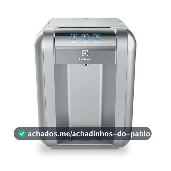 Purificador Electrolux Eletrônico Compacto Efficient Painel Digital Bivolt Cinza (PE11X)