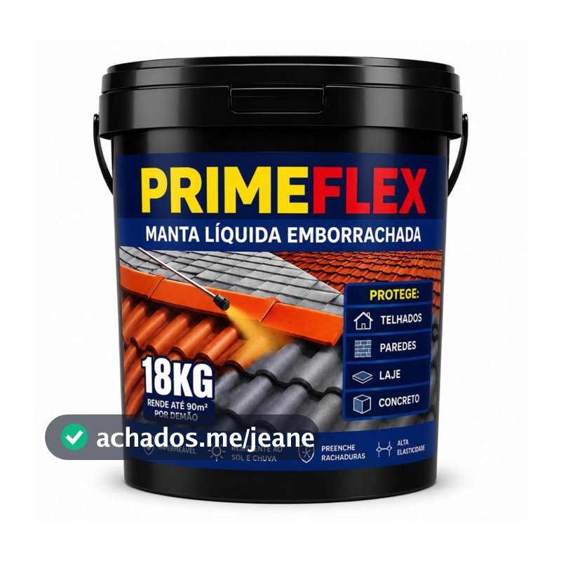 Manta Líquida Emborrachada 18kg - Uso em Geral - Muito Eficaz
