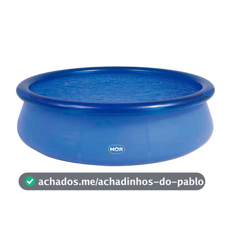Piscina Inflável Azul em PVC 4.600 Litros 1054 MOR