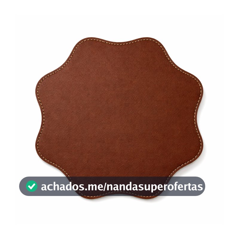 08 Jogo Americano Dupla Face Sisal Souplast Couro para Mesa Posta Atmos
