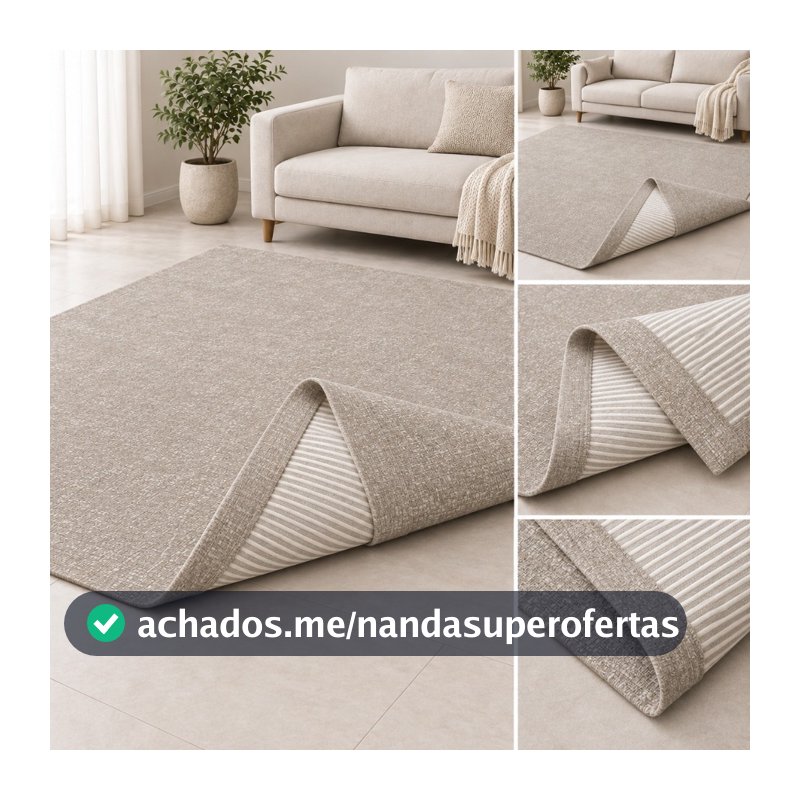 Tapete Grande Para Sala Quarto Sala De Estar 3,00 M X 1,40 M Antiderrapante Não Passa Friagem Grande