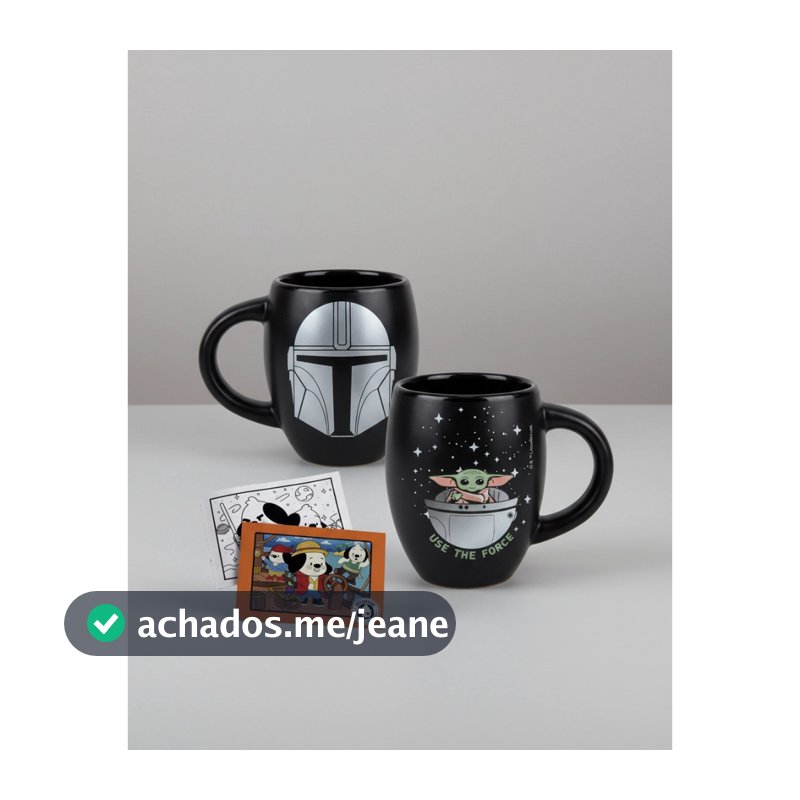 Caneca Star Wars The Mandalorian Grogu (Baby Yoda) 410ml - Cerâmica
