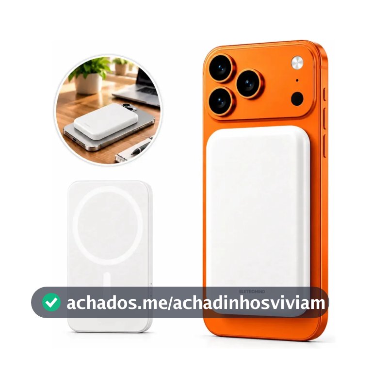 Carregador Portátil Powerbank Para iPhone 12 / 13 /14/15/16/17 18 Pro Max Portátil Powerbank,entrada Conector Lightning