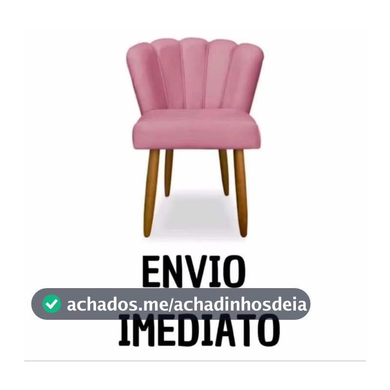 Poltrona petala salao de beleza penteadeira manicure veludo rosa