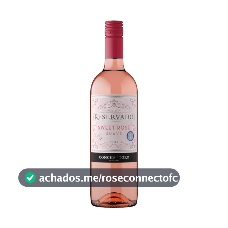 Vinho Rosé Chileno Reservado Sweet Rosé 750ml