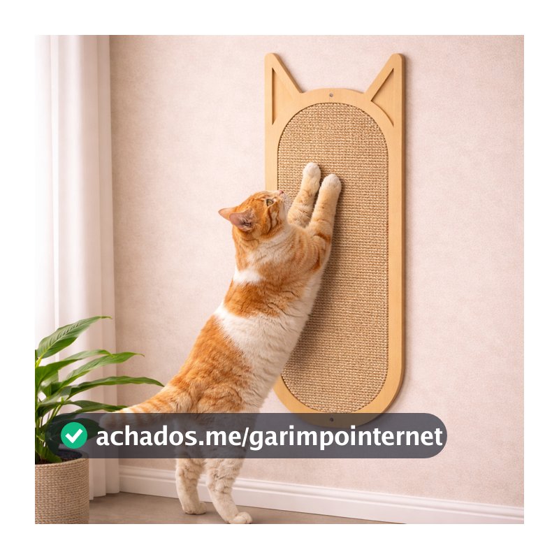 Arranhador Para Gato Parede 50x20 Grande Brinquedo Pet