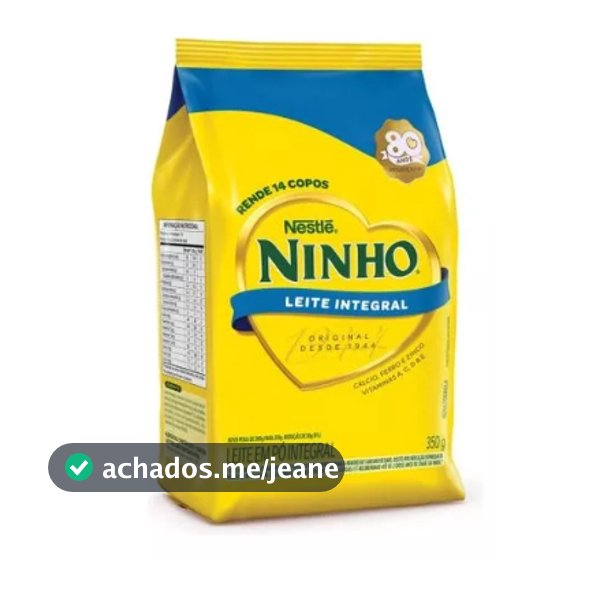Leite Ninho Integral Sachê 350g