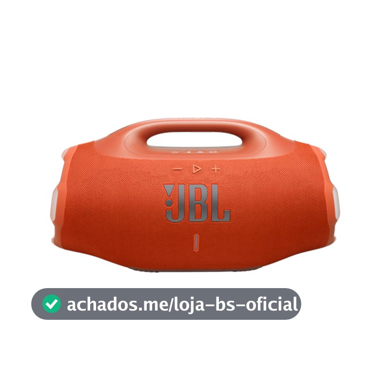 Caixa de Som Jbl Boombox 4 Bluetooth 34h Ip68 210rms - Laranja