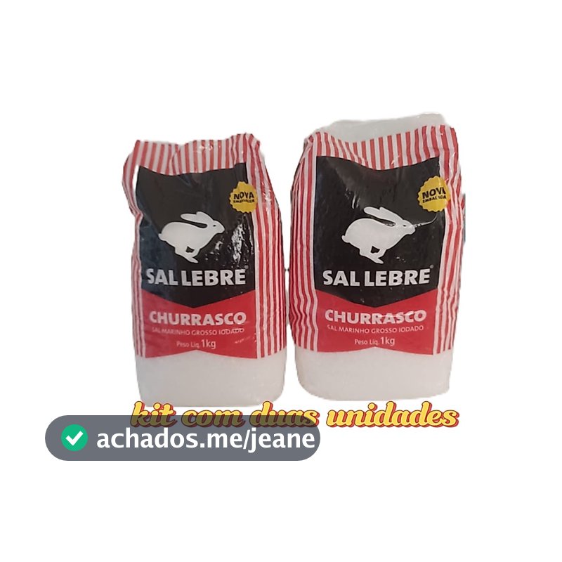 kit 2 sal grosso para churrasco lebre sal marinho sal saudável churrasco tempero cozinha saudável