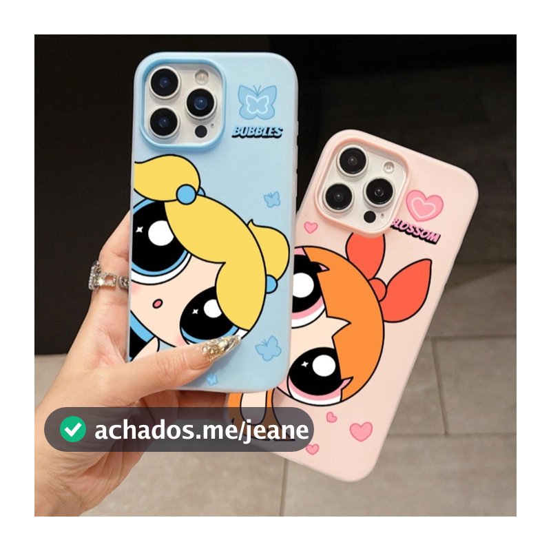 Capa 2 Em 1 Para iPhone 17 Air 16 15Pro Max 14Plus 13 12 11Pro Coleção Poderosa De Capas De Celular Meninas