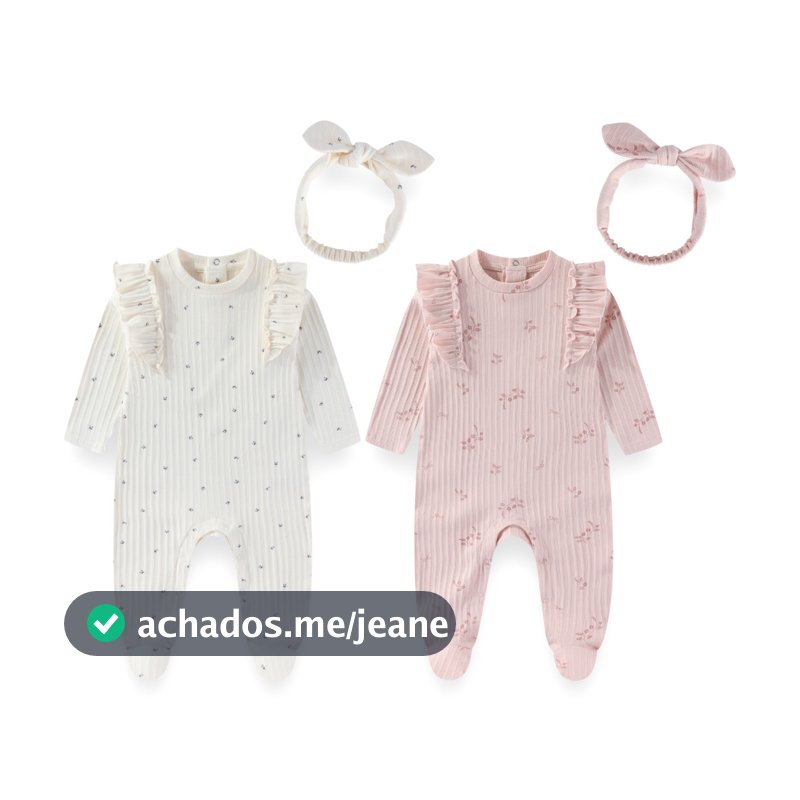 Kiddiezoom 4 Cores Sólidas Unissex Roupas Para Bebês Recém-Nascidos 2  Macacão + Bandana Conjuntos De