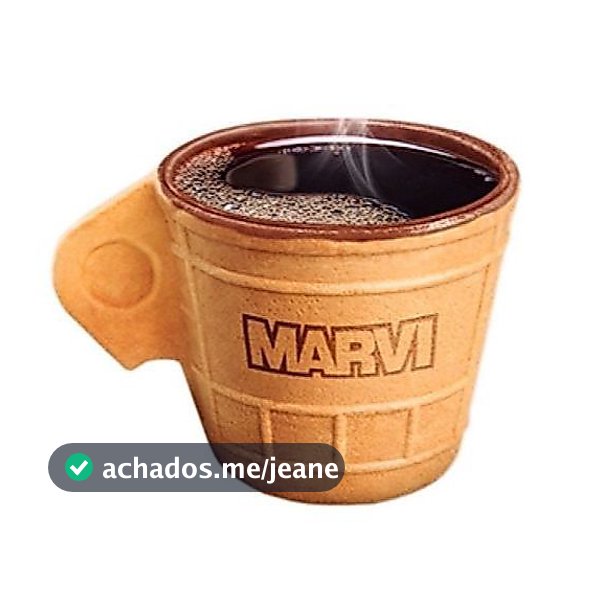 Café Cup Casquinha de Baunilha c/ Chocolate Xicaras 60g - Marvi