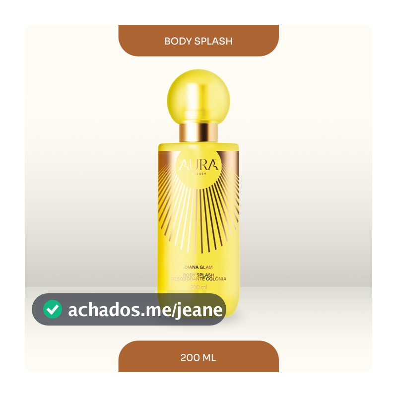 Body Splash Desodorante Corporal Diana Glam 200ml