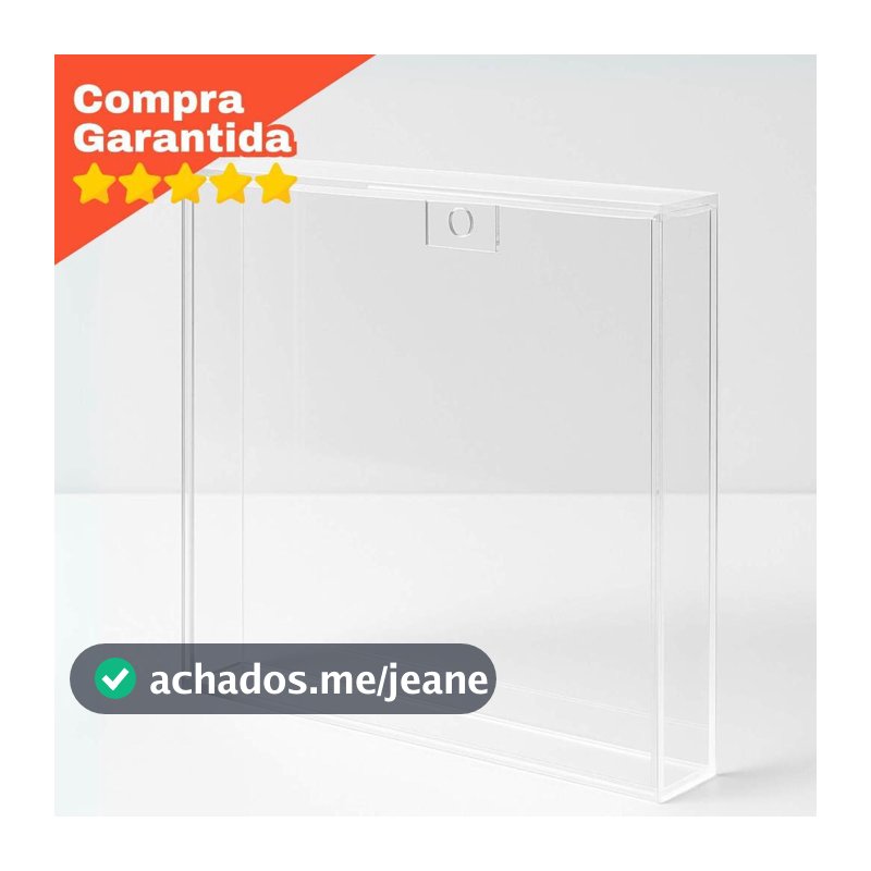 Moldura Caixa Acrílico Acrílica Quadro Porta Maternidade Mesa Parede