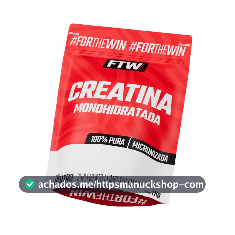 Creatina Monohidratada Pura 1kg, 500g, 700g e  300g Refil - FTW