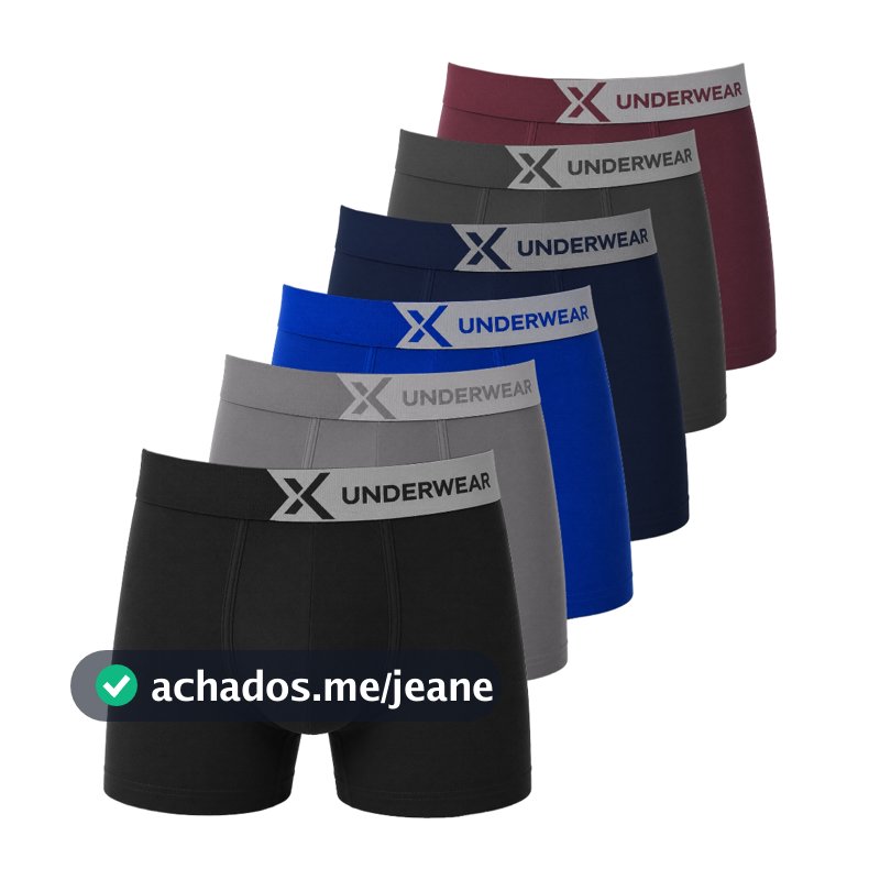 Kit com 10 ou 5 Cuecas Boxer Premium Masculina Extremamente Confortável Cueca Box