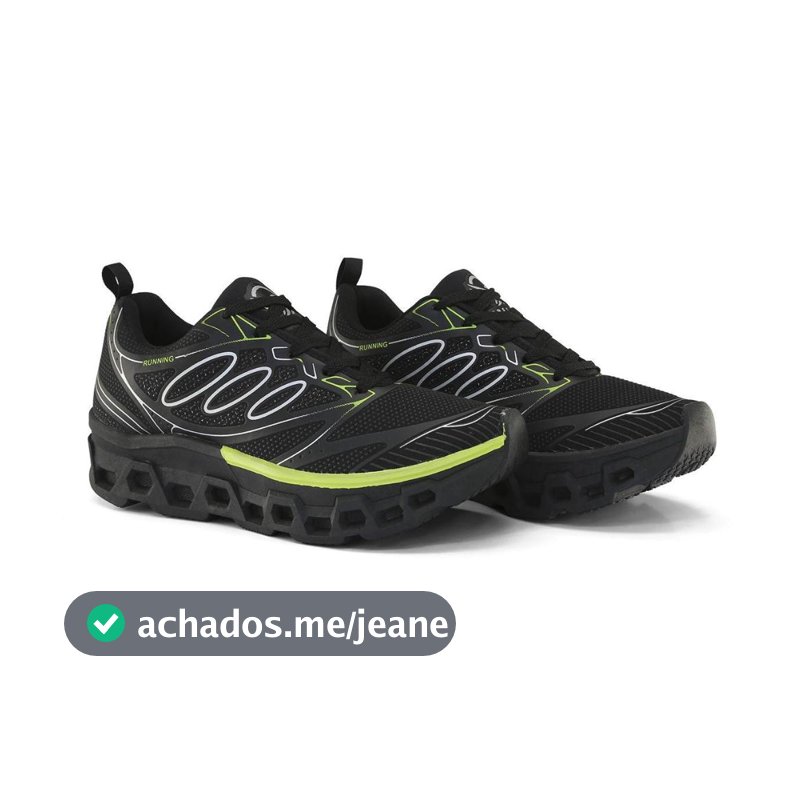 Tenis Masculino Escolar Academia Original FREEDOM Corrida Caminhada Lançamento PROMOCAO EVOUTION PRETO LIMAO VERDE