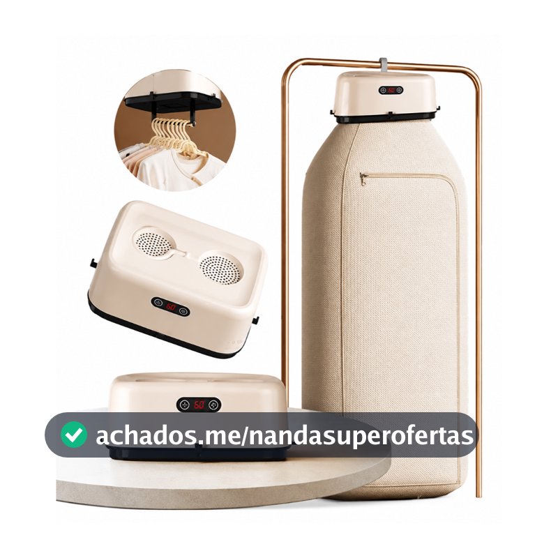 Secador Roupas Portátil Eletrico Secador Suspenso Cortina