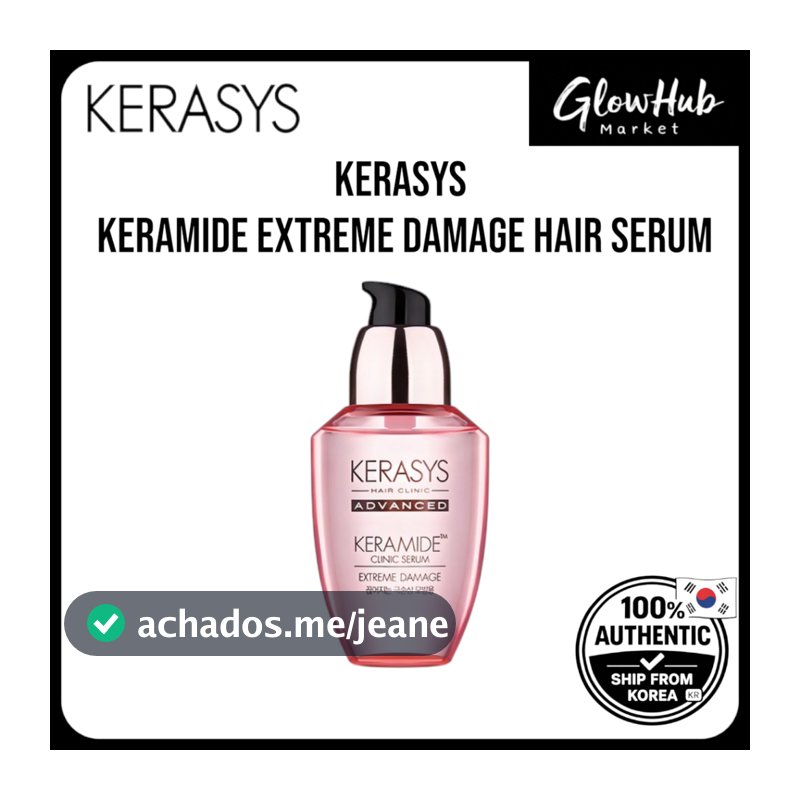 Kerasys Keramide Extreme damage hair serum 70ml – Cuidado Reparador De Danos | Soro Capilar , Controle De frizz