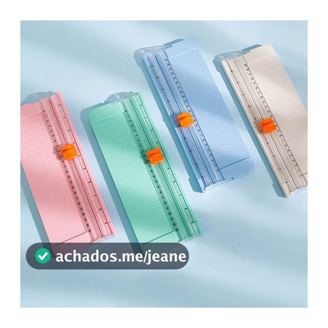 Guilhotina Portátil Cortador De Papel A4, 36.5cmx9.5cm Material Escritório