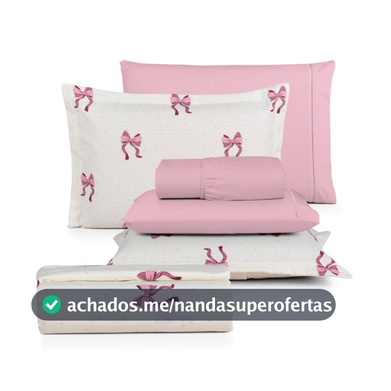 Kit 6 Peças Cobre leito + Jogo de lençol 100% Algodão Percal 180 fios Tecido Piquet e Fronhas Ponto palito